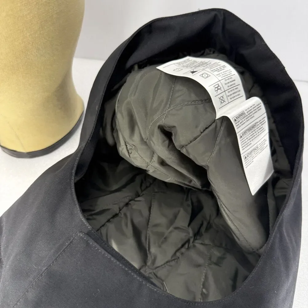 Carhartt Shoreline Jacket Size Large Hood Only Detachable Black Nylon J175 BLK